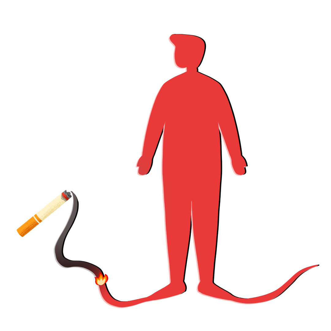 摄图网_401353476_手绘香烟点燃生命(非企业商用).png 图片